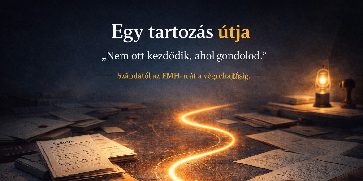Egy tartozás útja – számlától az FMH-n át a végrehajtásig